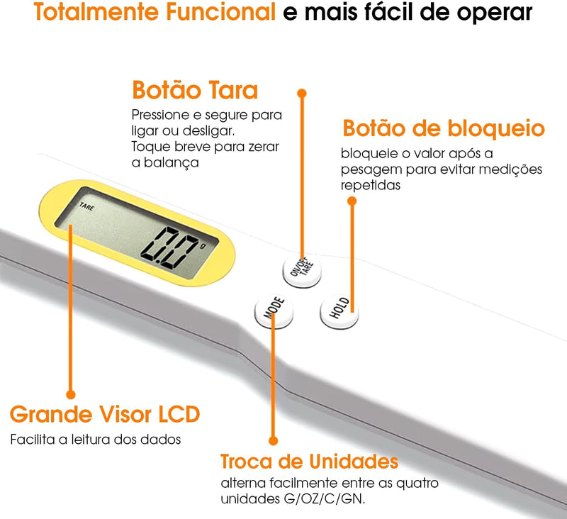 Colher com Balança Digital