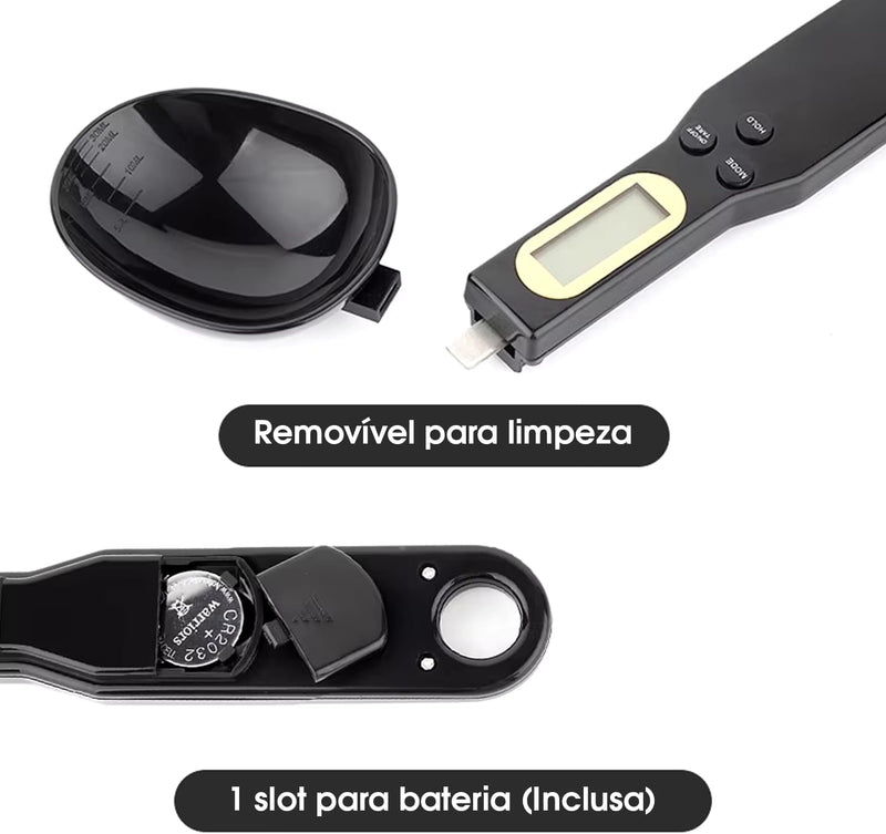 Colher com Balança Digital