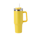 Garrafa Térmica 40oz (1,18L) em Aço Inox – Com Tampa, Canudo e Alça – Mantém Bebidas Frias ou Quentes