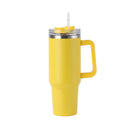 Garrafa Térmica 40oz (1,18L) em Aço Inox – Com Tampa, Canudo e Alça – Mantém Bebidas Frias ou Quentes