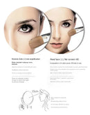 Espelho de Maquiagem de Parede Dupla Face – 8" | Ampliação + Estrutura em Alumínio Preto Fosco