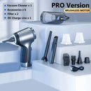 Aspirador de Pó Portátil Sem Fio para Carro e Casa | Alta Sucção – Duas Versões Disponíveis