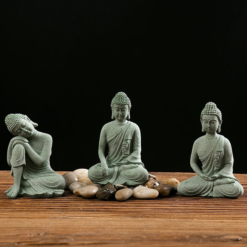 Estátua Buda Mini – Decoração Zen para Aquário, Mesa ou Ambiente Interno