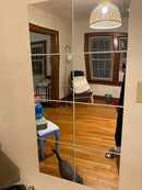 Kit com 4 Espelhos Decorativos 3D Adesivos – Acrílico Flexível 2mm | Decoração Moderna e Criativa