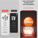 Panela de Pressão Profissional Opovzoe – 3L / 5L / 7L | Alumínio Reforçado Antiexplosão