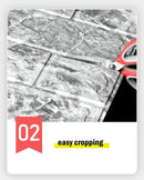 Papel de Parede 3D Autoadesivo Tijolinho – 70cm x 1m | À Prova d’Água e de Impacto