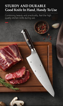 Conjunto de Facas XINZUO 5 Peças – Aço Alemão 1.4116 | Cabo em Madeira de Ébano