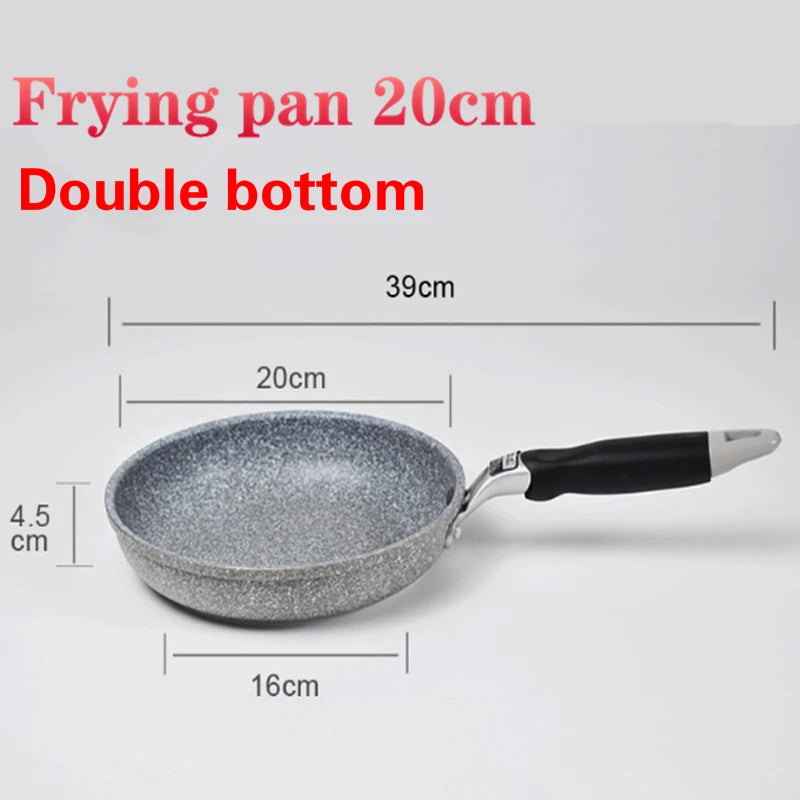 Panela Wok de Pedra Durável – Antiaderente com Revestimento Cerâmico – 28cm – Compatível com Fogão a Gás e Indução
