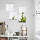 Kit com 4 Espelhos Decorativos 3D Adesivos – Acrílico Flexível 2mm | Decoração Moderna e Criativa