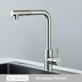 Torneira de Cozinha Retrátil com Misturador – Água Quente e Fria | Aço Inoxidável, Bica Móvel e Spray Duplo