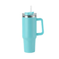 Garrafa Térmica 40oz (1,18L) em Aço Inox – Com Tampa, Canudo e Alça – Mantém Bebidas Frias ou Quentes