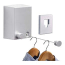 Varal Retrátil de Parede com Cabo de Aço Inoxidável – Até 4,2m | Suporta até 20kg