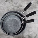 Panela Wok de Pedra Durável – Antiaderente com Revestimento Cerâmico – 28cm – Compatível com Fogão a Gás e Indução