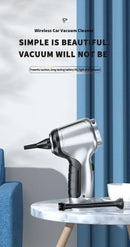 Aspirador de Pó Portátil Sem Fio para Carro e Casa | Alta Sucção – Duas Versões Disponíveis