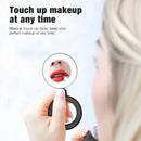 Luz de Selfie Portatil Para Celular LED – Brilho Ajustável + Espelho Integrado