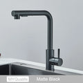 Torneira de Cozinha Retrátil com Misturador – Água Quente e Fria | Aço Inoxidável, Bica Móvel e Spray Duplo