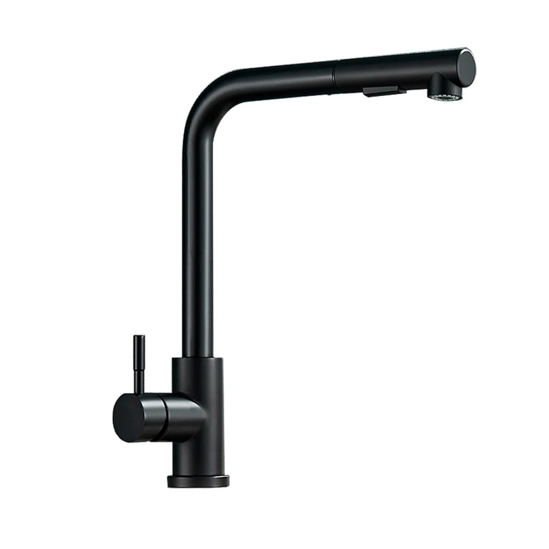 Torneira de Cozinha Retrátil com Misturador – Água Quente e Fria | Aço Inoxidável, Bica Móvel e Spray Duplo