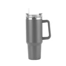 Garrafa Térmica 40oz (1,18L) em Aço Inox – Com Tampa, Canudo e Alça – Mantém Bebidas Frias ou Quentes