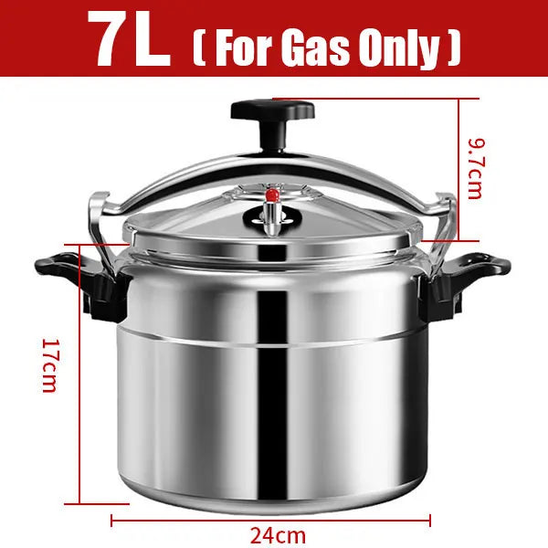 Panela de Pressão Profissional Opovzoe – 3L / 5L / 7L | Alumínio Reforçado Antiexplosão