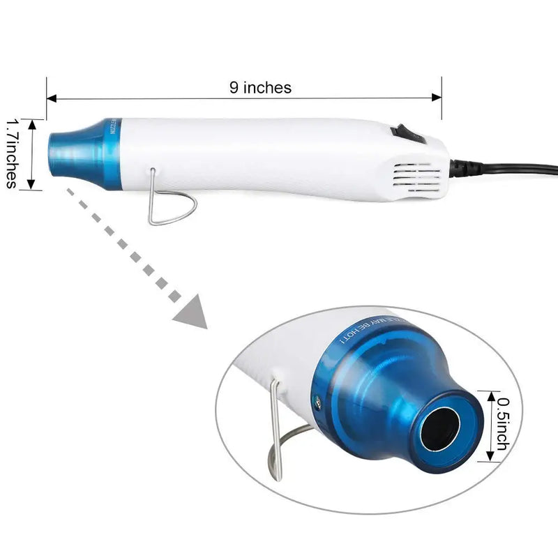 Soprador Térmico 220V/110V – Ferramenta de Calor para Artesanato, Velas e Trabalhos Manuais