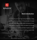 Conjunto de Facas XINZUO 5 Peças – Aço Alemão 1.4116 | Cabo em Madeira de Ébano
