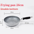 Panela Wok de Pedra Durável – Antiaderente com Revestimento Cerâmico – 28cm – Compatível com Fogão a Gás e Indução
