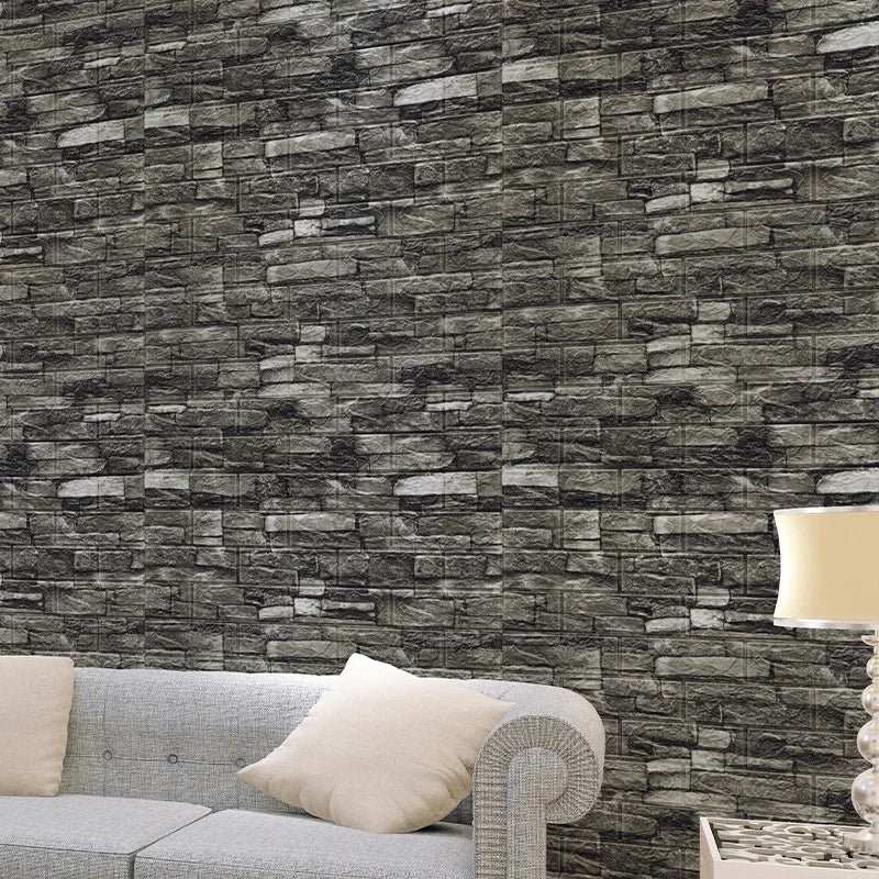 Papel de Parede 3D Autoadesivo Tijolinho – 70cm x 1m | À Prova d’Água e de Impacto