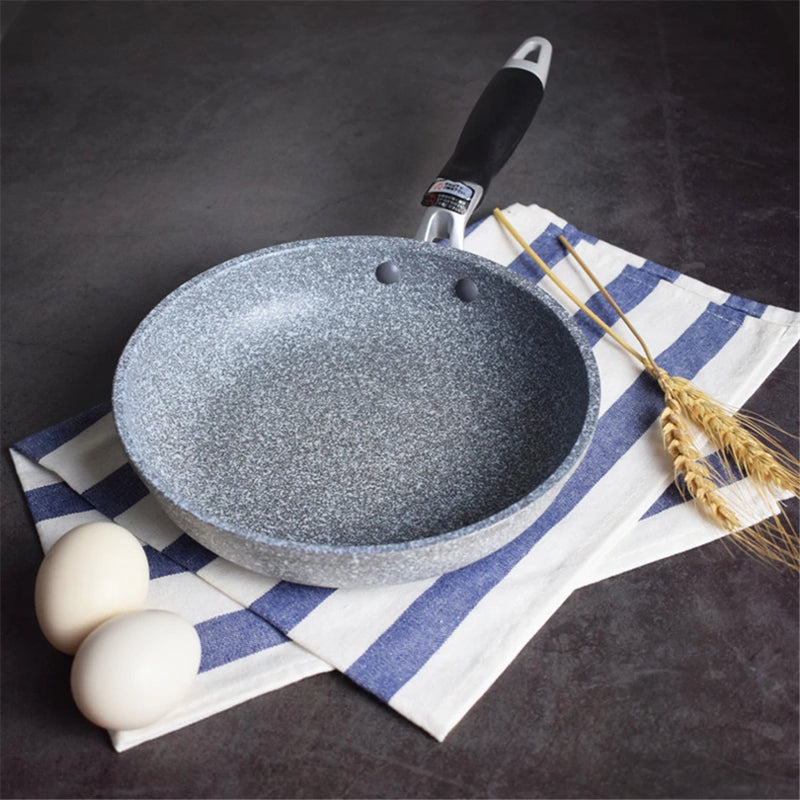 Panela Wok de Pedra Durável – Antiaderente com Revestimento Cerâmico – 28cm – Compatível com Fogão a Gás e Indução