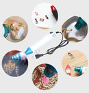 Soprador Térmico 220V/110V – Ferramenta de Calor para Artesanato, Velas e Trabalhos Manuais